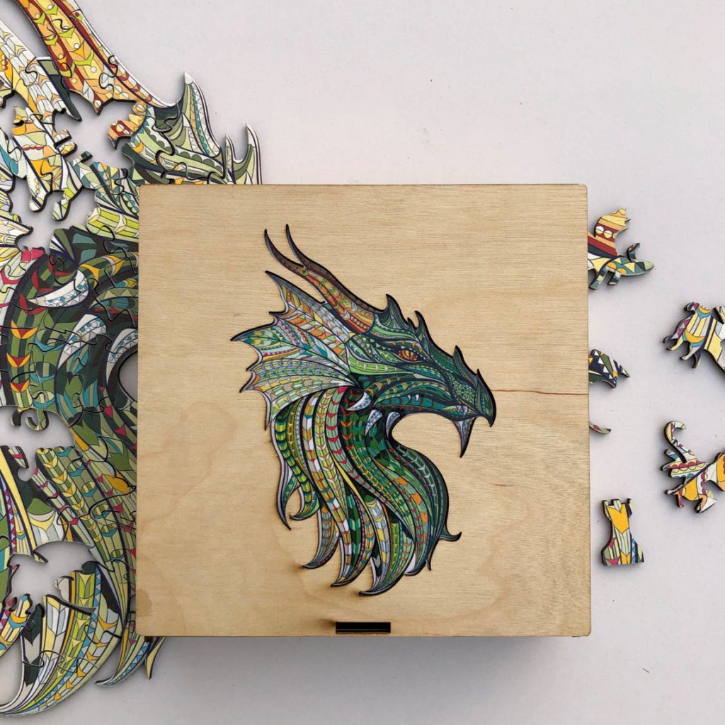 Buy Dragon Jigsaw wooden puzzle in Australia