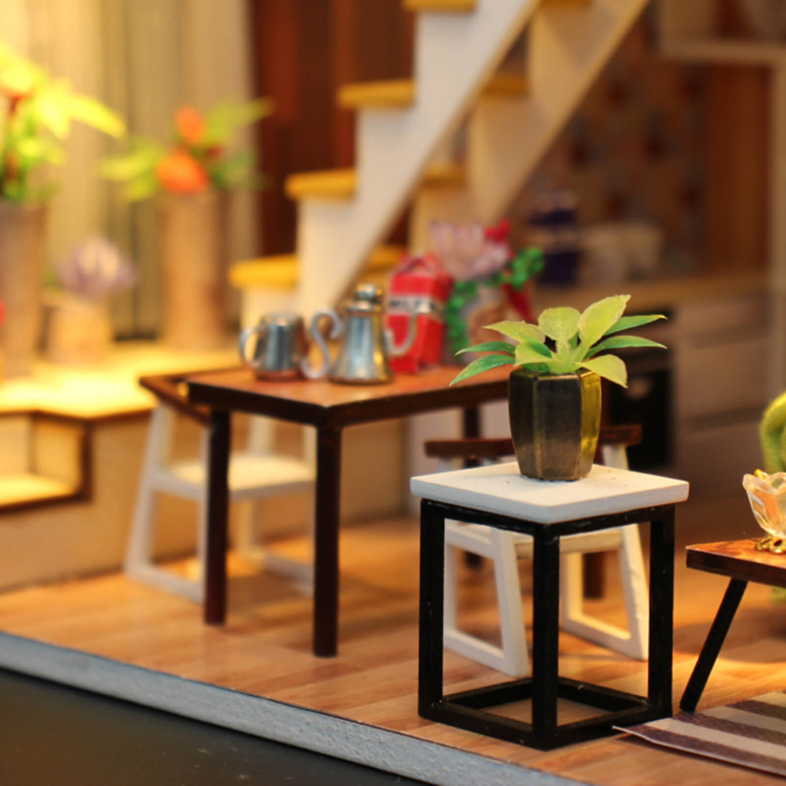 Buy Hoomeda Enjoy The Romantic DIY miniature dollhouse kit in Australia - details
