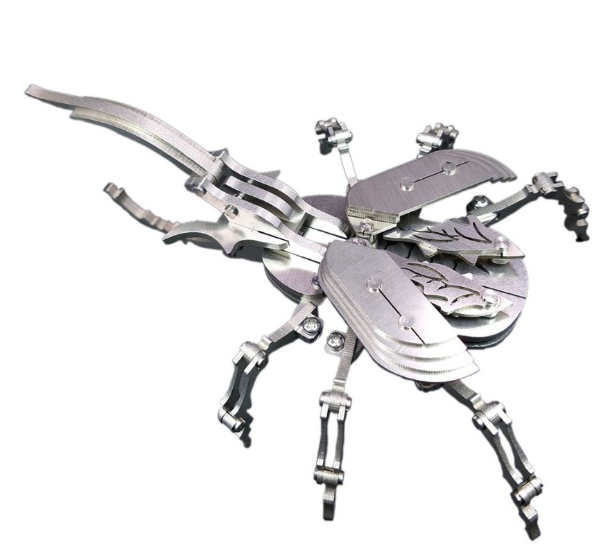 Steel Warcraft DIY metal model kit - Beetle - side