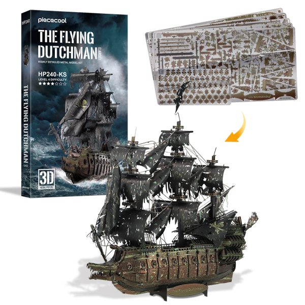 Piececool 3D metal puzzle - The Flying Dutchman