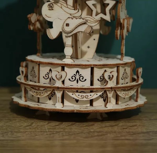 Round Model Designs DIY 3D wooden model kits Australia - Merry-Go-Round