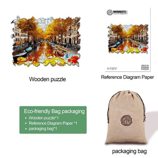 Wooden Jigsaw Puzzle in Australia - Amsterdam
