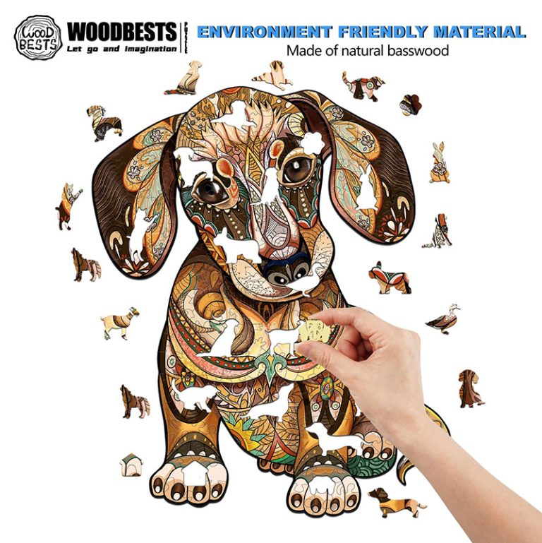 Wooden Jigsaw Puzzle in Australia - Dachshund