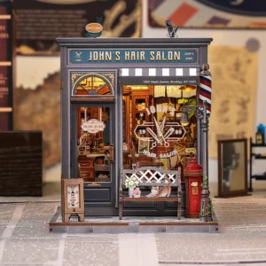 Cutebee John's Hair Salon DIY Book Nook