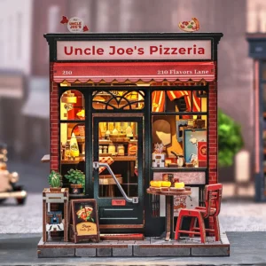 Cutebee Uncle Joe's Pizzeria DIY Book Nook