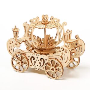 Pumpkin Cart 3D wooden puzzle
