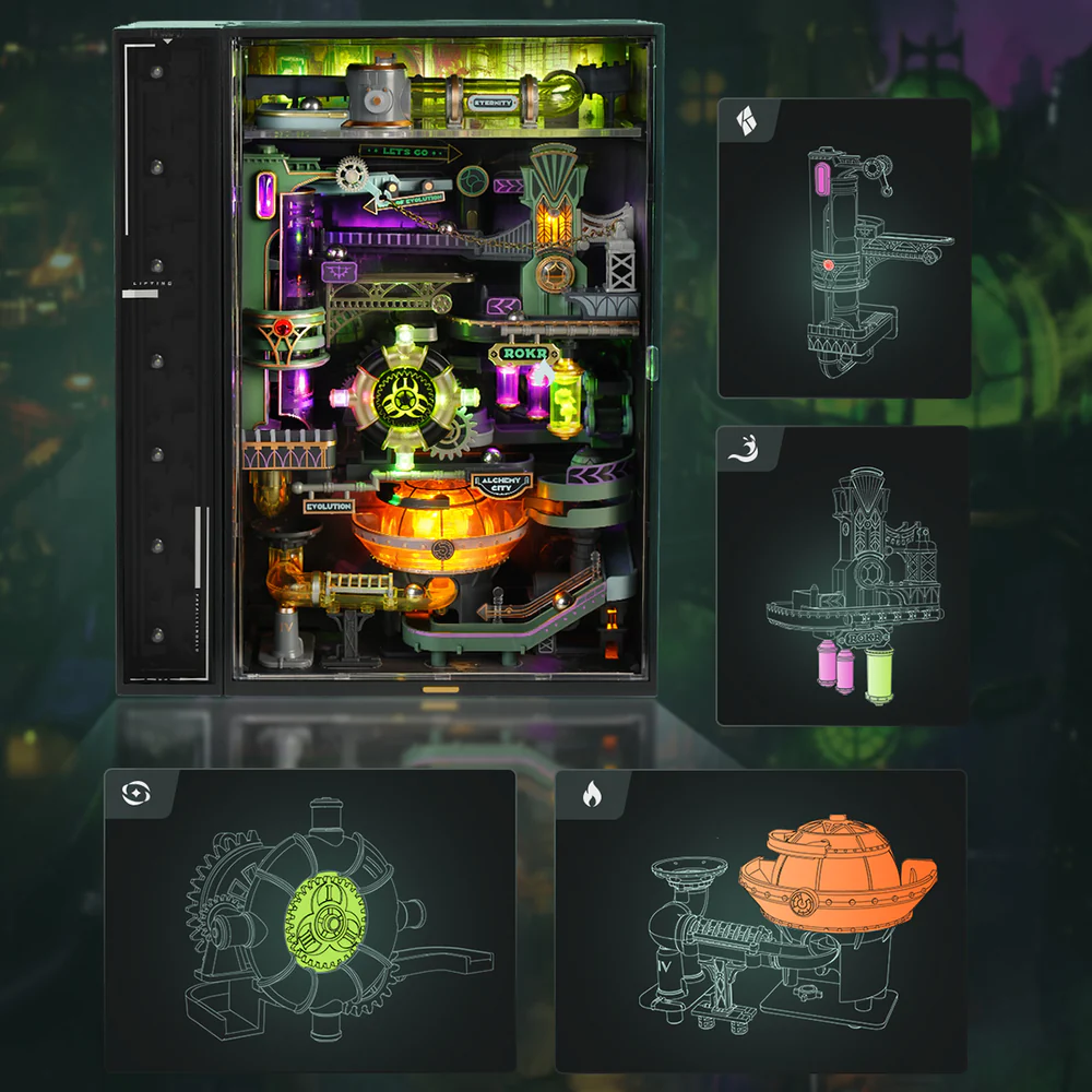 ROKR Alchemy City - features