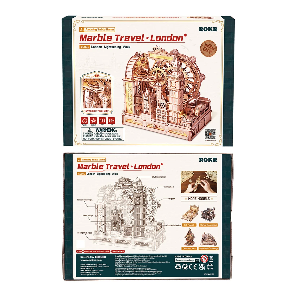ROKR Marble Travel London - box