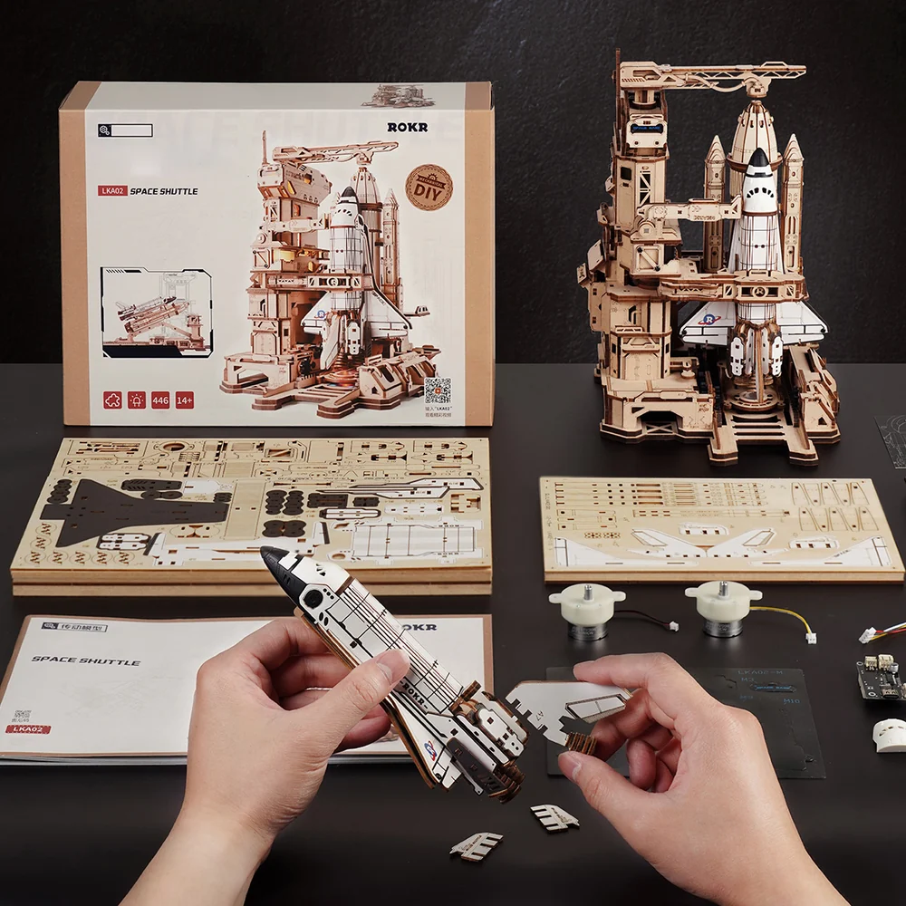 ROKR Space Shuttle - assembly