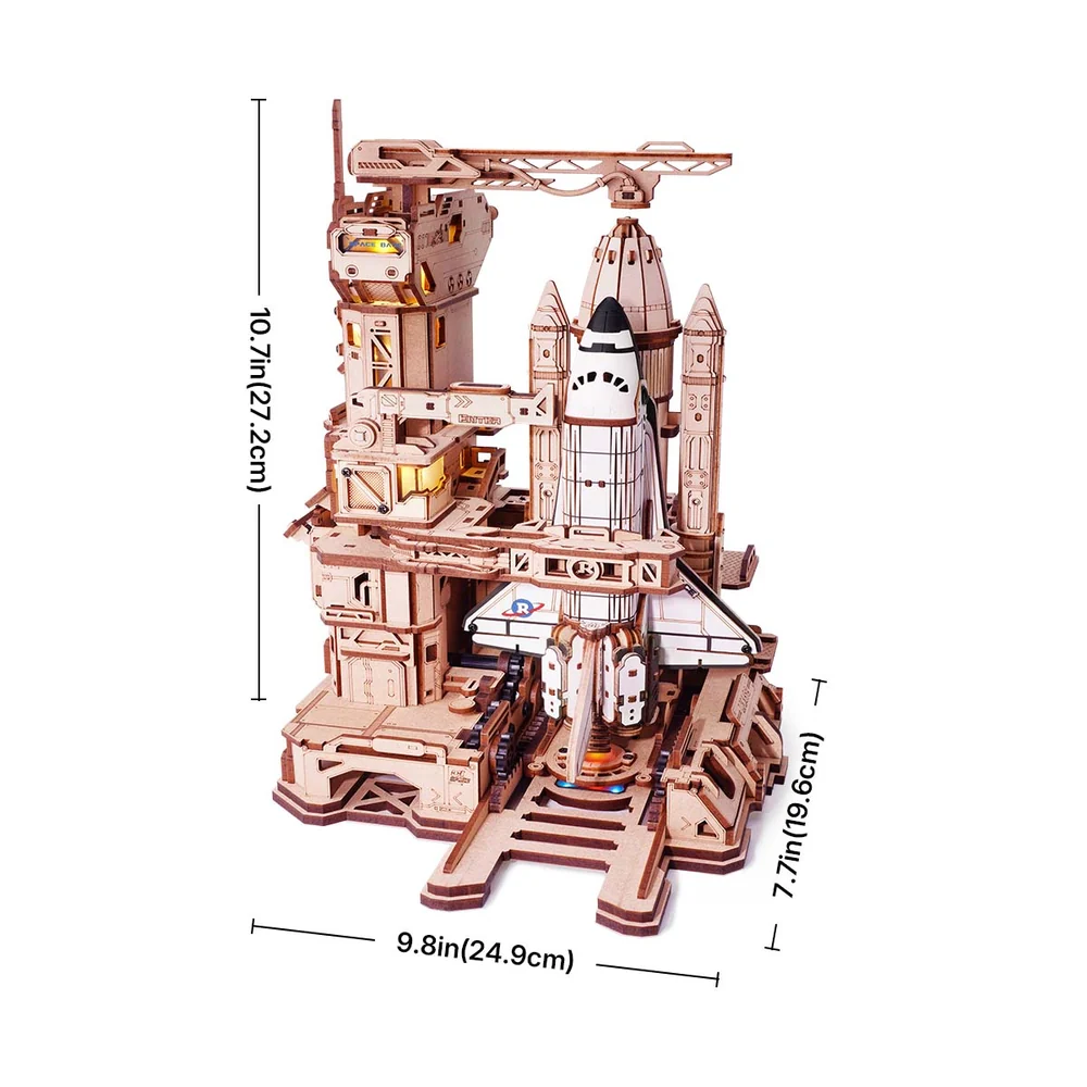 ROKR Space Shuttle - size