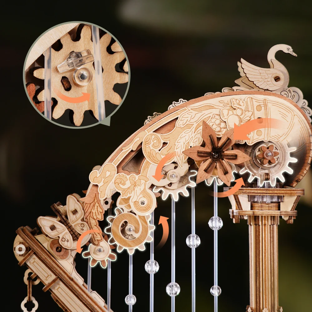 ROKR Magic Harp - gears